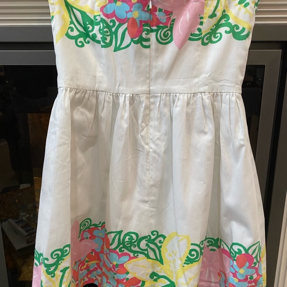Women’s Lilly Pulitzer Lotti Strapless Mini Dress in Mariposa White Floral- Sz 6 - Picture 7 of 11